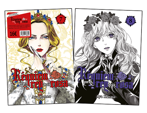 REQUIEM POR EL REY DE LA ROSA VOL. 07-08 (PACK) (PEGATINAS DE REGALO)