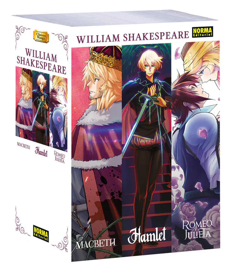 PACK CLÁSICOS MANGA: WILLIAM SHAKESPEARE 1
