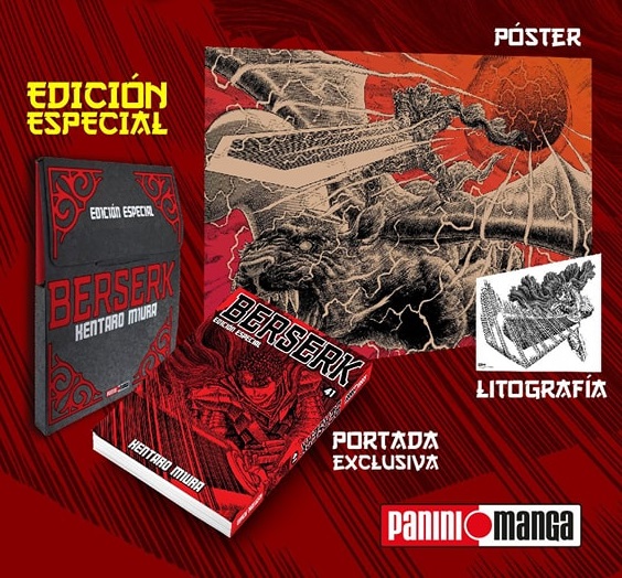 Berserk en Español, 1 al 41. Completo. Manga en ESPAÑOL. Panini. Nuevo.  Original