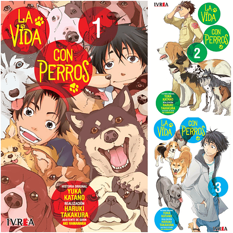 LA VIDA CON PERROS - PACK SERIE COMPLETA (VOL. 1,2,3)