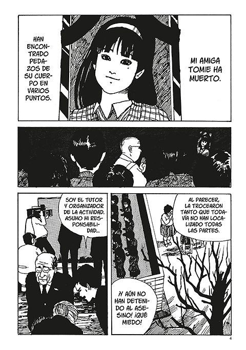 JUNJI ITO TERROR DESPEDAZADO 03 DE 28 (TOMIE 1)