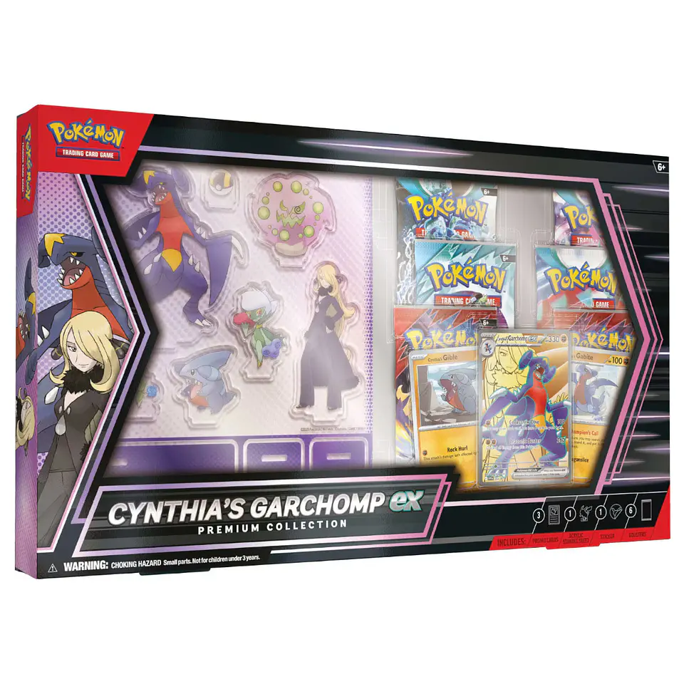 TCG POKEMON. CYNTHIA’S GARCHOMP EX PREMIUM COLLECTION 1
