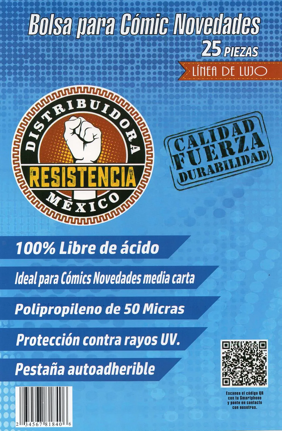 BOLSA COMIC LUJO NOVEDADES 25 PZAS 1