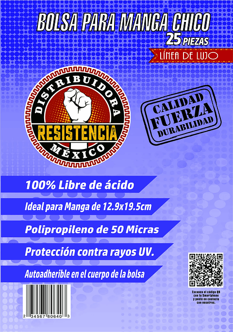 BOLSA MANGA CHICO LUJO 25 PZAS
