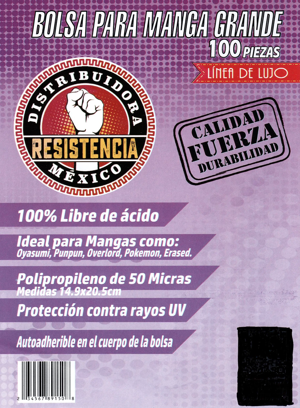 BOLSA MANGA GRANDE LUJO 100 PZAS 1