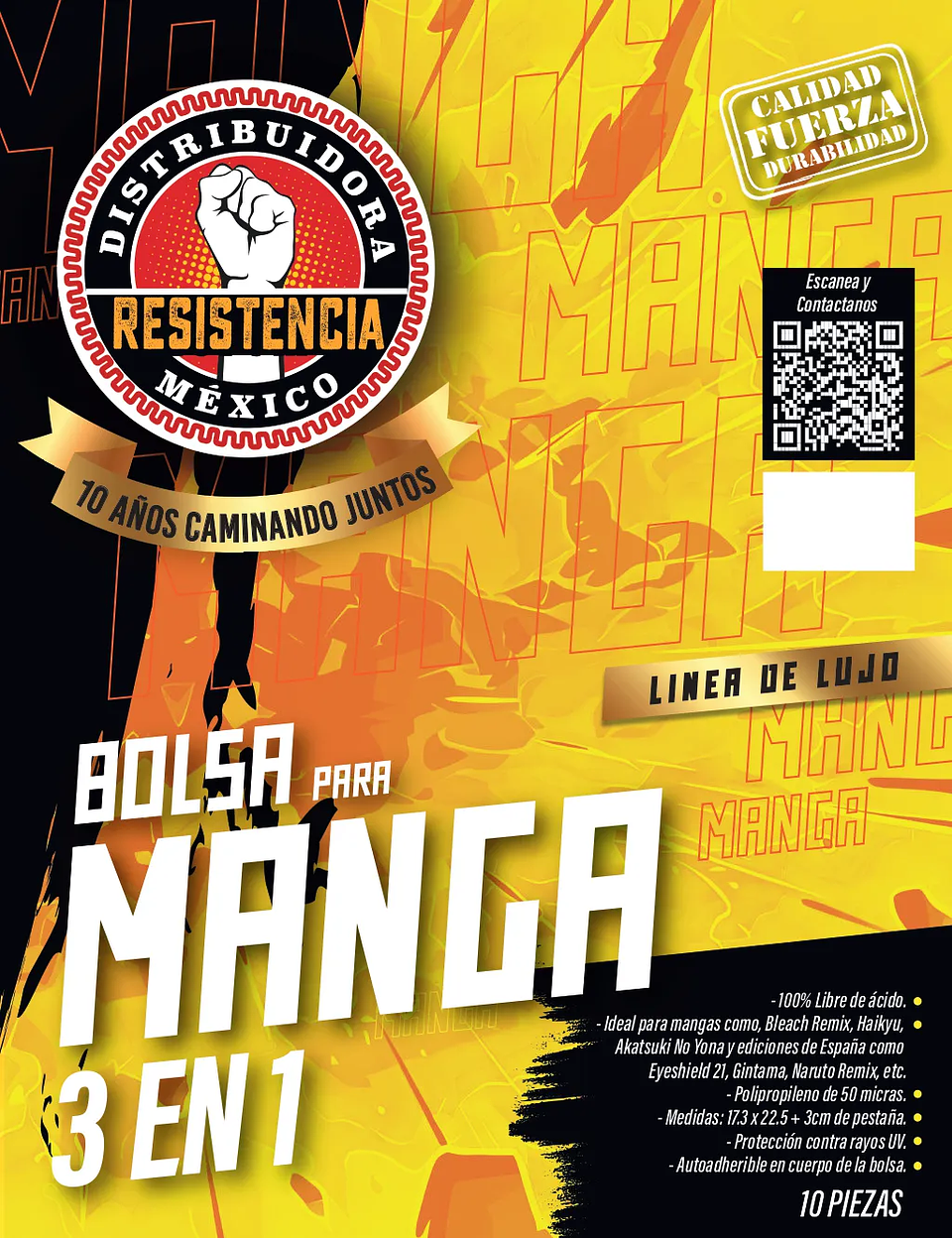 BOLSA MANGA 3 EN 1 10 PZAS 1