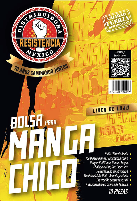 BOLSA MANGA CHICO LUJO 10 PZAS