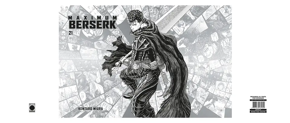 BERSERK MAXIMUM 21 SOBRECUBIERTA ALTERNATIVA Y POSTALES 4