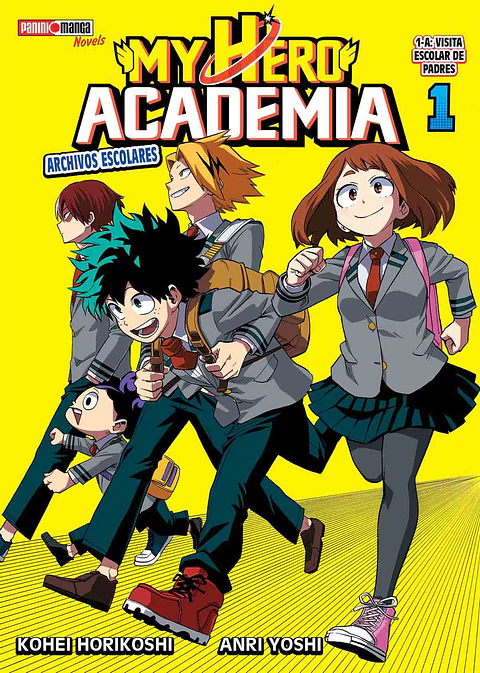 MY HERO ACADEMIA SCHOOL BRIEFS NOVELA 01