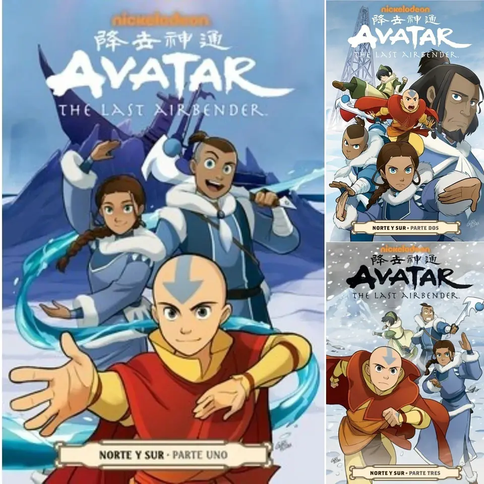 AVATAR THE LAST AIRBENDER: NORTE Y SUR (PACK COMPLETO) 1