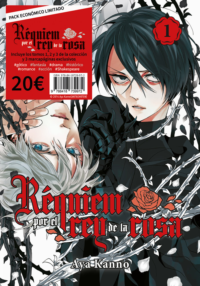 REQUIEM POR EL REY DE LA ROSA 01 AL 03 PACK