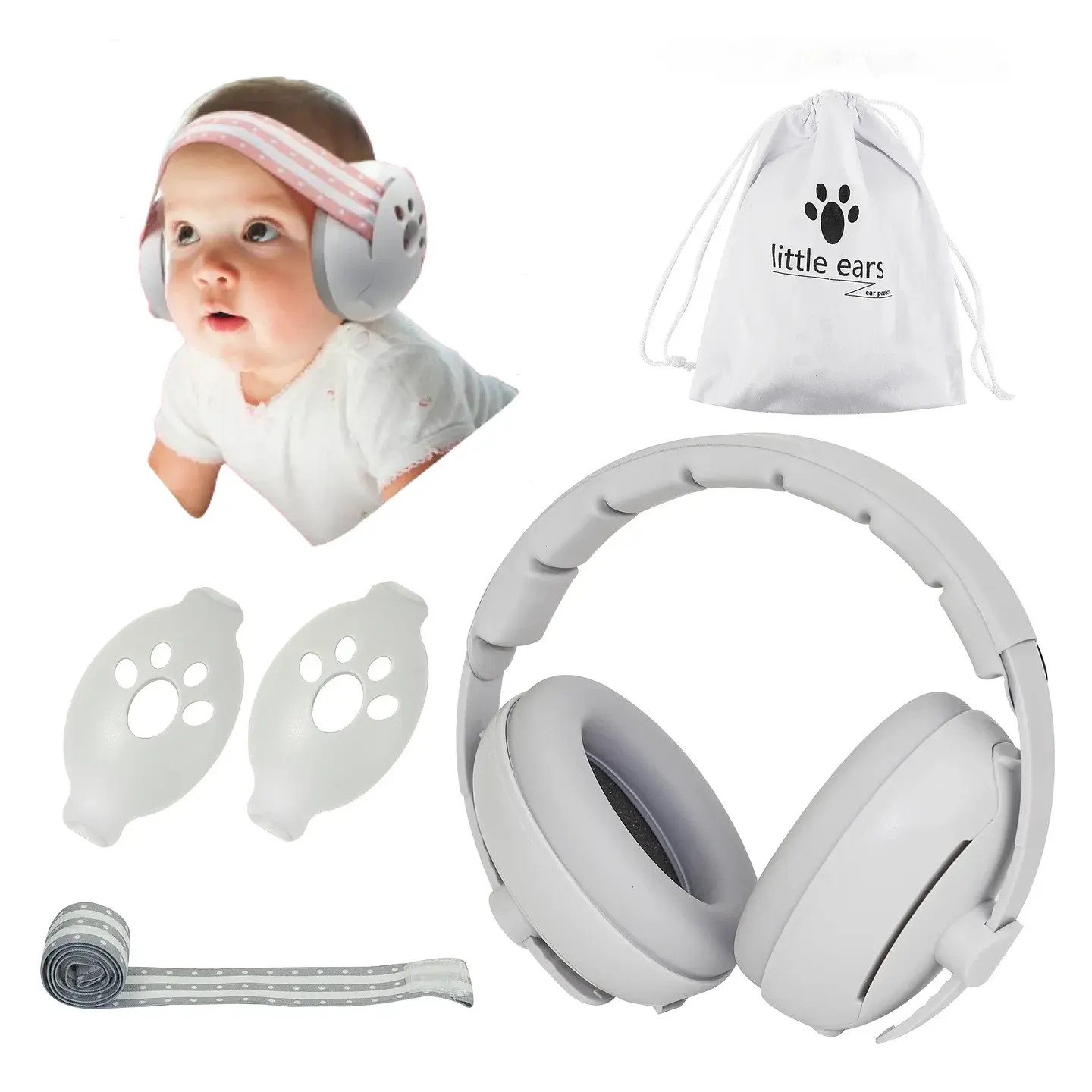 Fones Abafadores Anti-Ruído para Bebés (0–48 meses) – Proteção Auditiva desde os Primeiros Meses 1