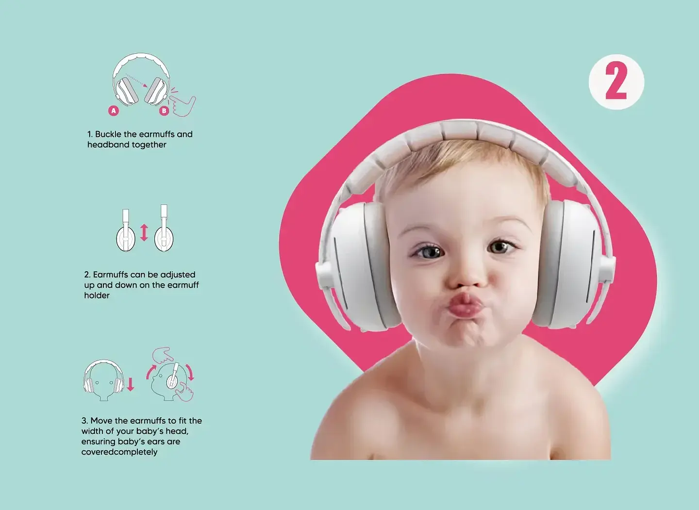 Fones Abafadores Anti-Ruído para Bebés (0–48 meses) – Proteção Auditiva desde os Primeiros Meses 6