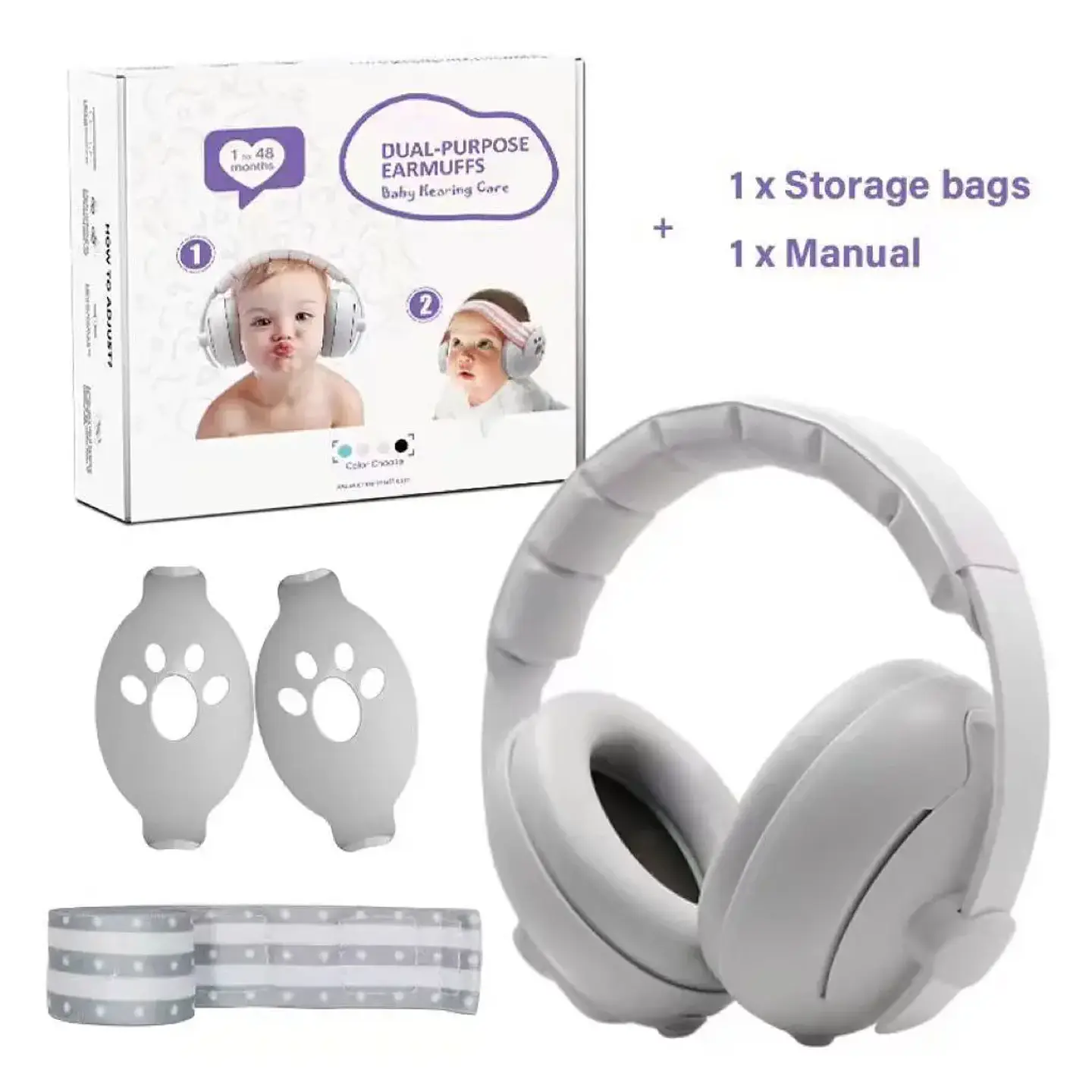 Fones Abafadores Anti-Ruído para Bebés (0–48 meses) – Proteção Auditiva desde os Primeiros Meses 11