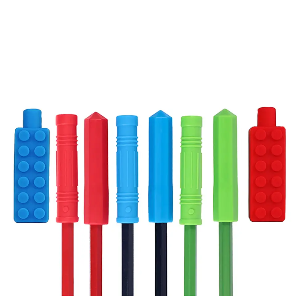 Kit Mordedores para Lápis com 5 Peças 2