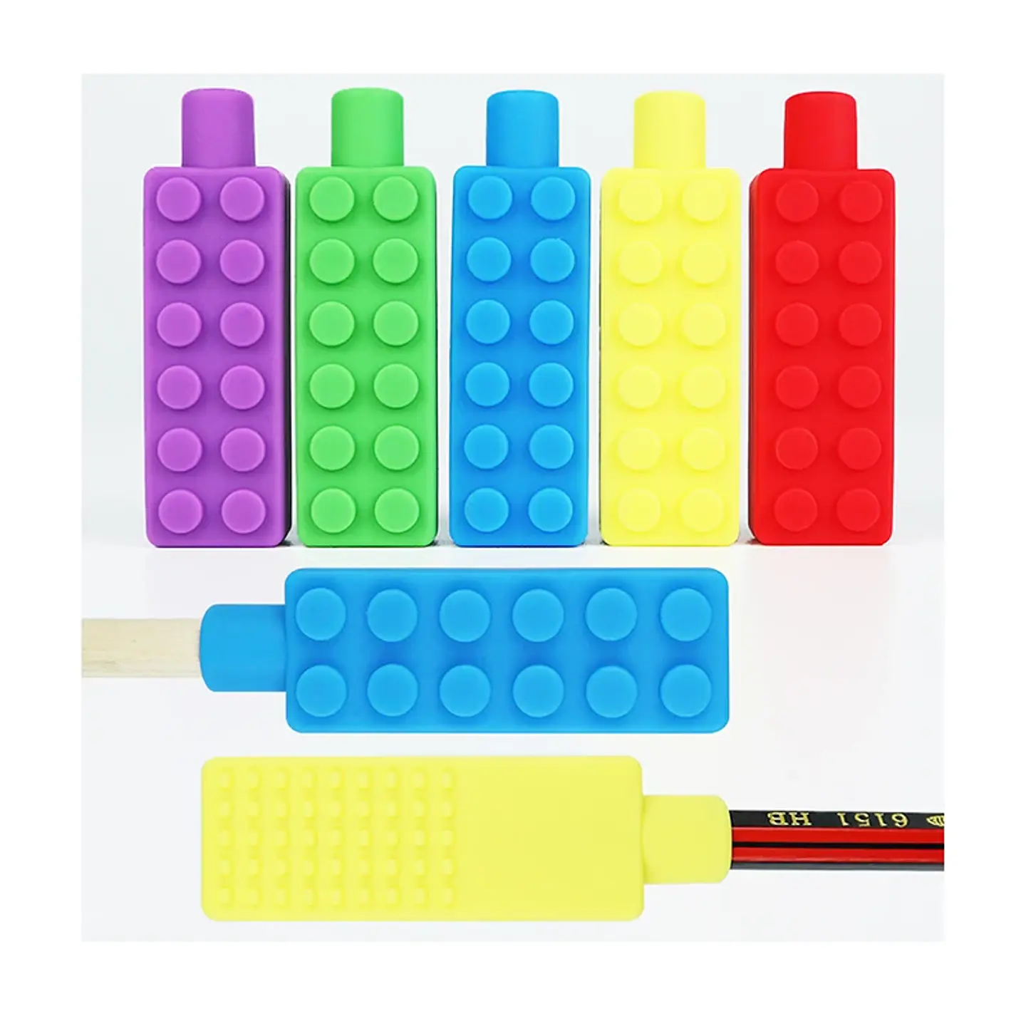 Kit Mordedores para Lápis com 5 Peças 13