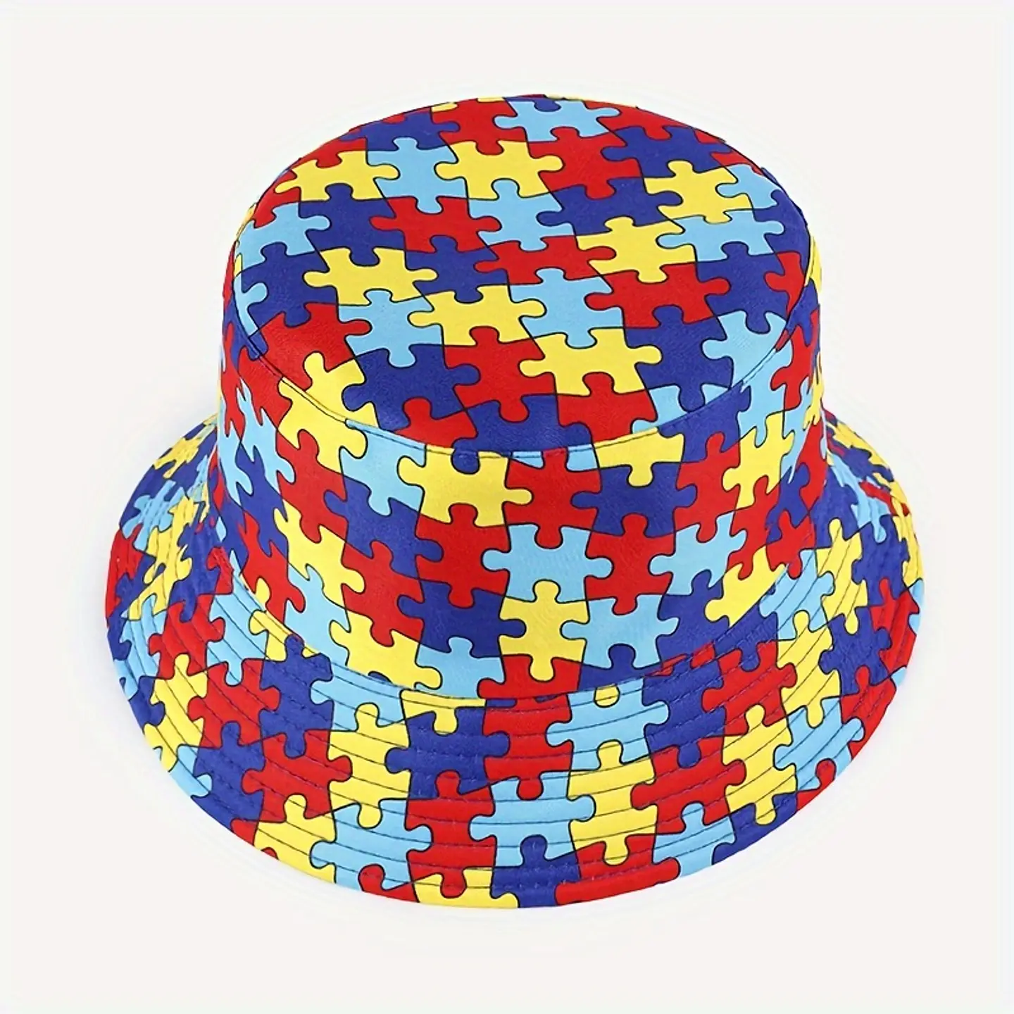 Chapéu de Sol de Puzzle Símbolo de Consciencialização  2