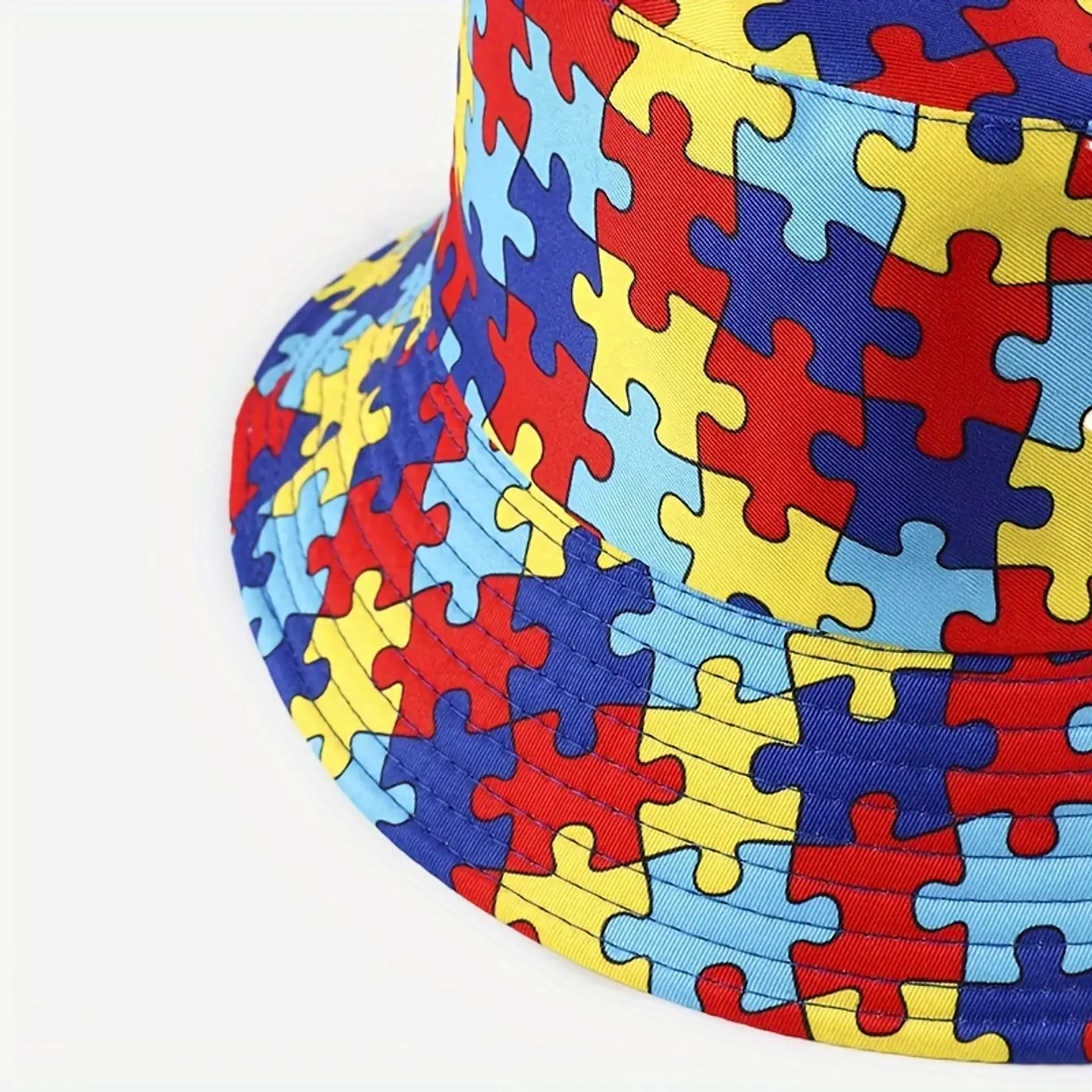 Chapéu de Sol de Puzzle Símbolo de Consciencialização  4