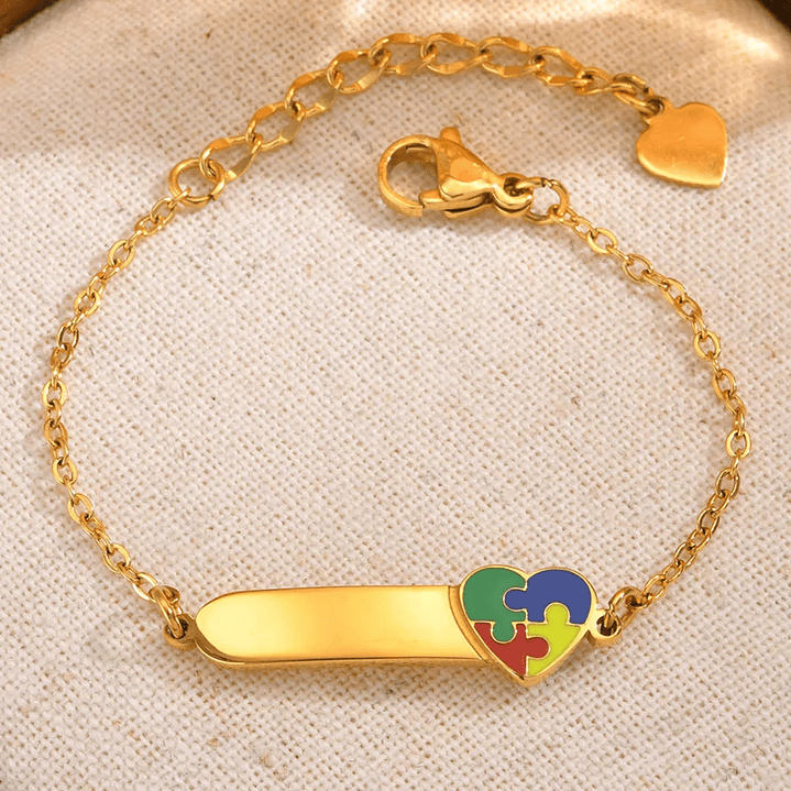 Pulseira de Identificação com Símbolos do Autismo | Pulseira Personalizada | Segurança, Amor e Consciencialização 9