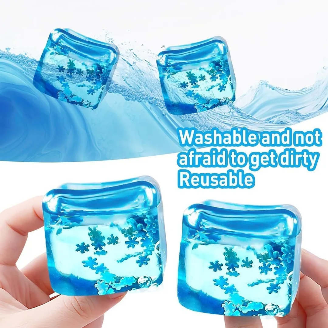 Cubo Sensorial Anti-Stress “Gelo Mágico” | Regulação Emocional e Estímulo Tátil para Crianças, Jovens e Adultos 5