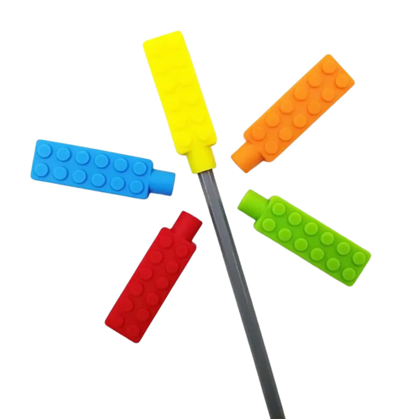 Kit Mordedores para Lápis com 5 Peças 1