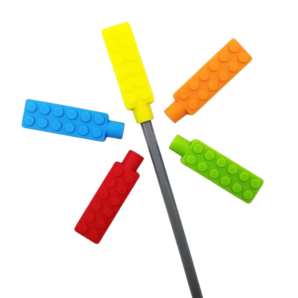 Kit Mordedores para Lápis com 5 Peças 1