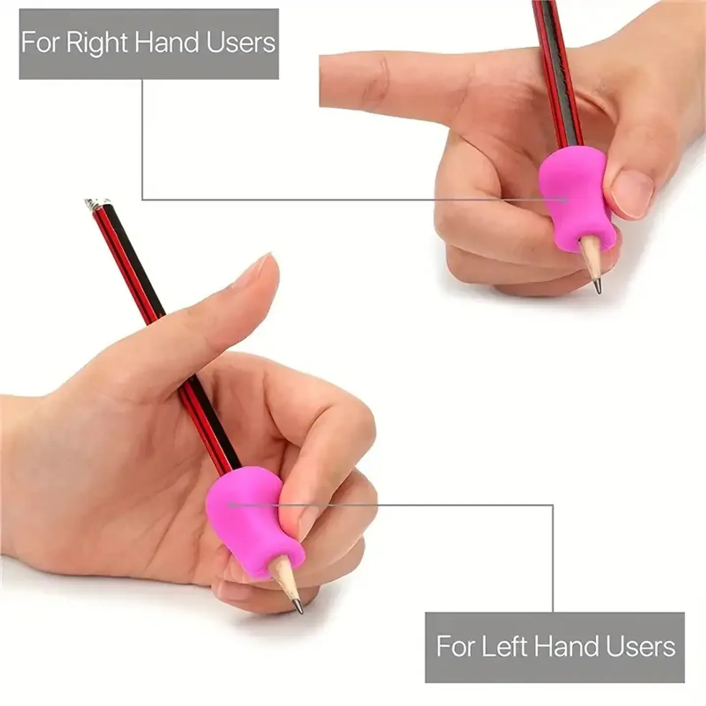 Corretor Ergonómico de Escrita | Adaptador para pega de lápis | Apoio Sensorial e Postural para Crianças 5