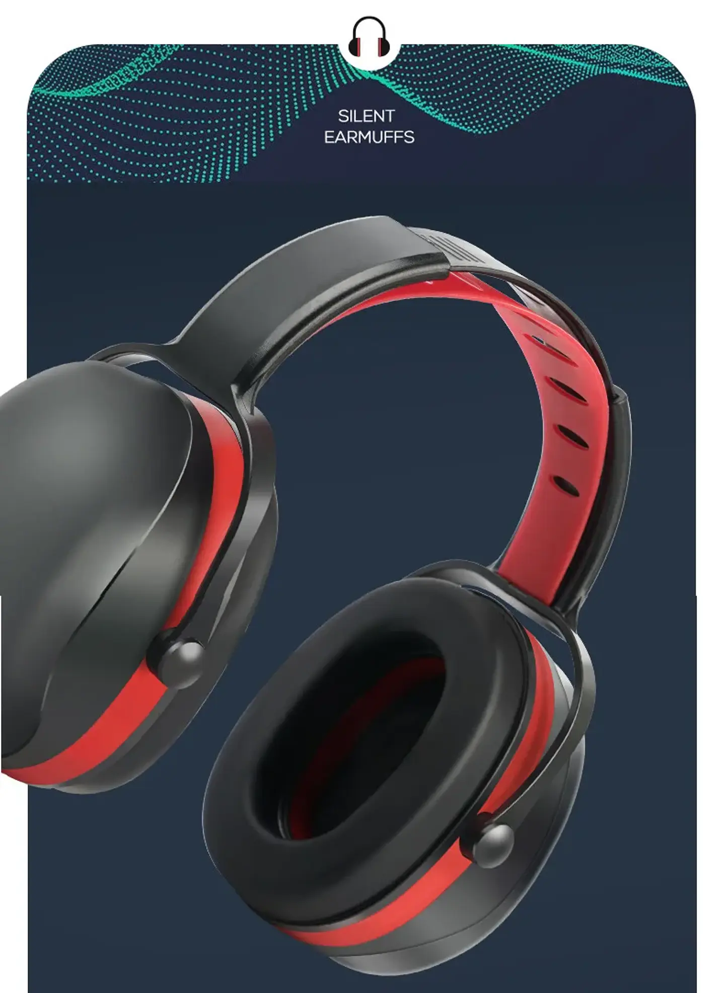Fone Abafador Auditivo de Até 35dB  10