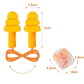 Abafadores Reutilizáveis em Silicone com Cordão | Redução de Ruído, Natação e Proteção Auditiva para crianças. - Thumbnail 6