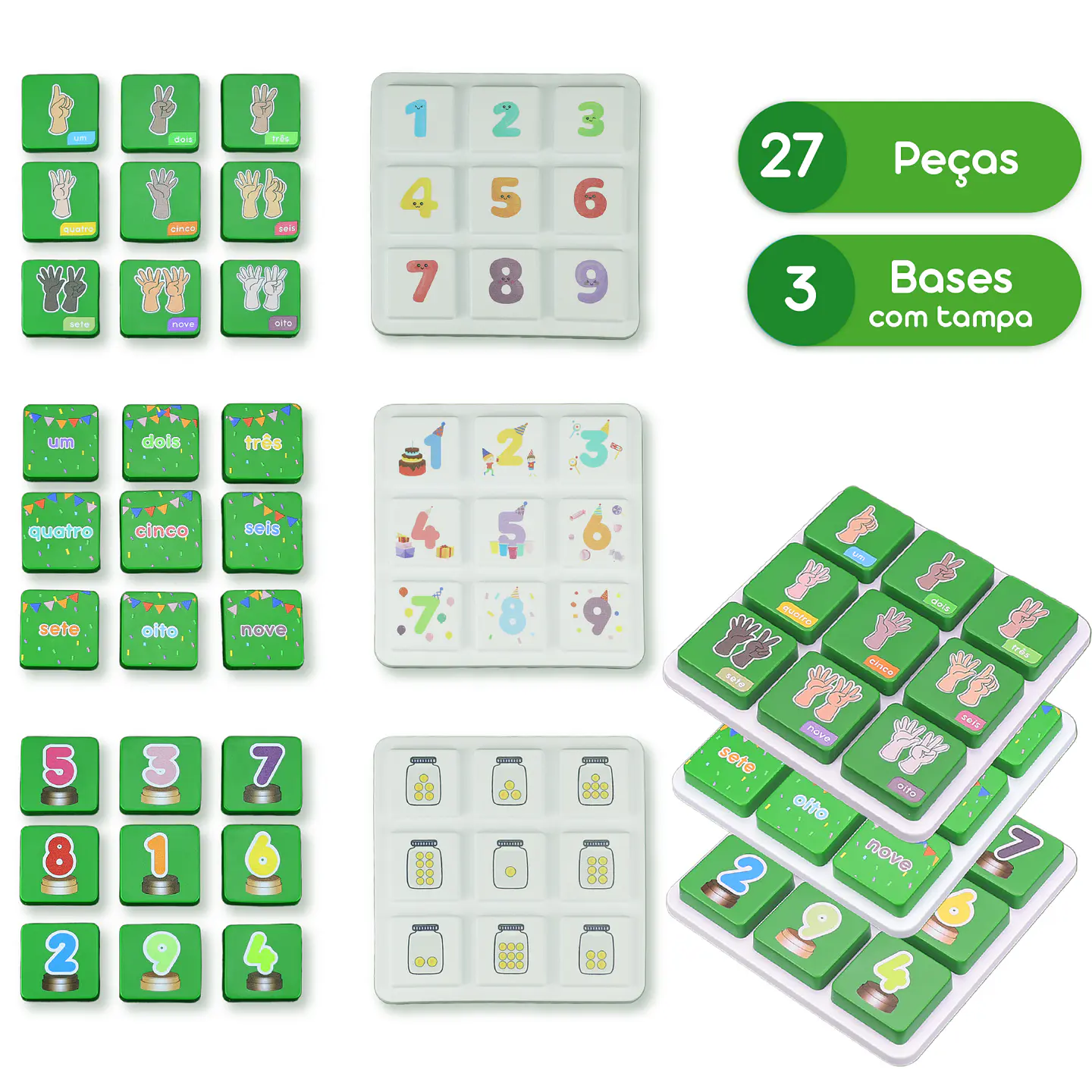 Jogos Educativos de Correspondência | Alfabeto, Formas, Números e Matemática 8
