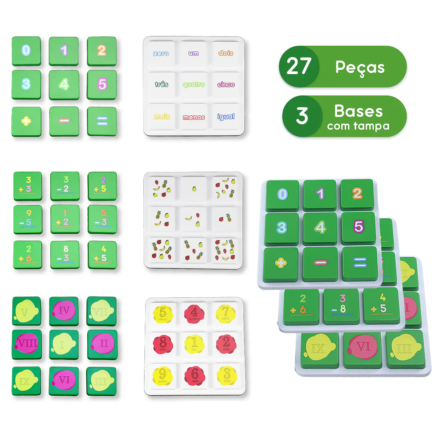 Jogos Educativos de Correspondência | Alfabeto, Formas, Números e Matemática 10