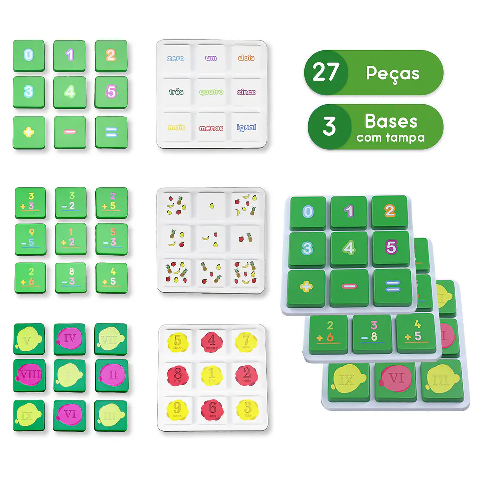 Jogos Educativos de Correspondência | Alfabeto, Formas, Números e Matemática 10