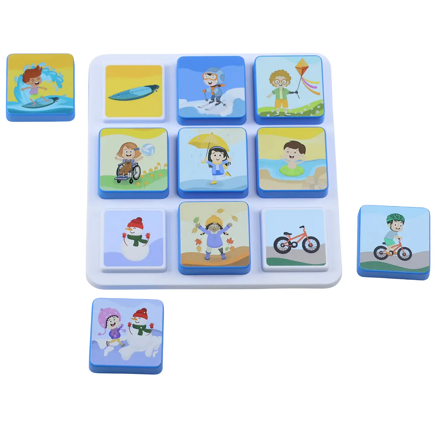 Jogos Educativos de Correspondência - Nível 2 | Clima, Corpo Humano, Emoções e Vestimentas. 15