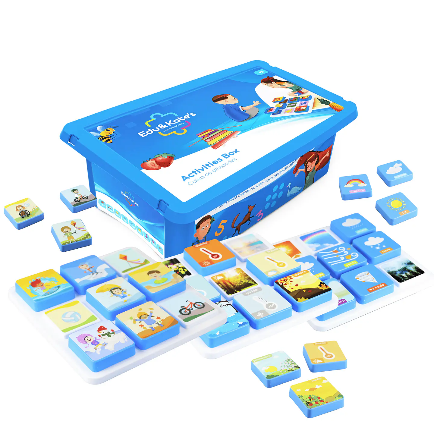 Jogos Educativos de Correspondência - Nível 2 | Clima, Corpo Humano, Emoções e Vestimentas. 8