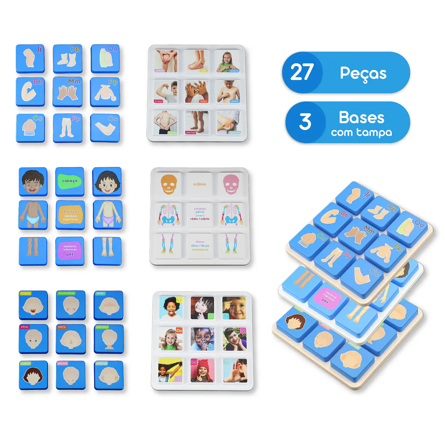 Jogos Educativos de Correspondência - Nível 2 | Clima, Corpo Humano, Emoções e Vestimentas. 13
