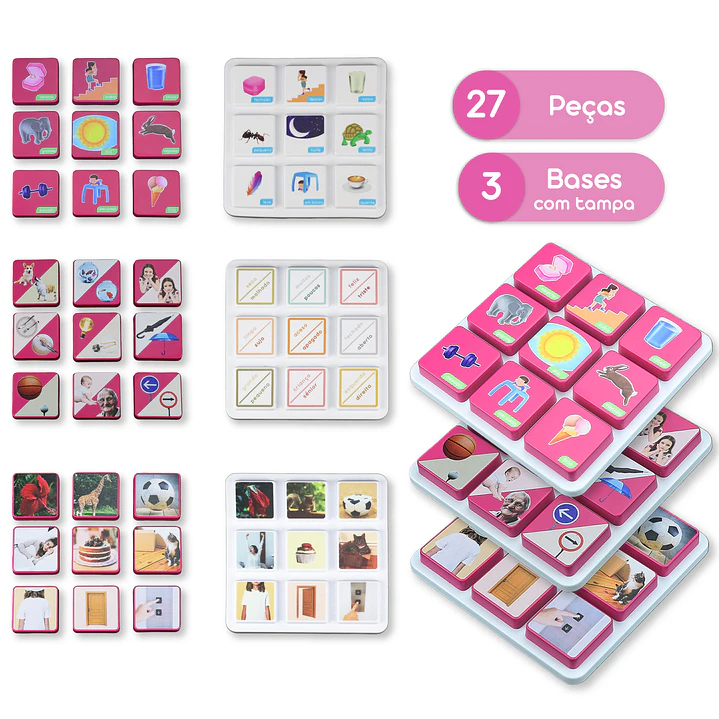 Jogos Educativos de Correspondência – Nível 3 | Lar, Opostos e Transportes 2