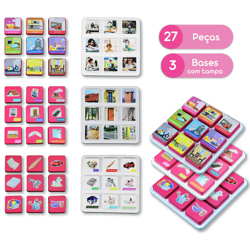 Jogos Educativos de Correspondência – Nível 3 | Lar, Opostos e Transportes 7