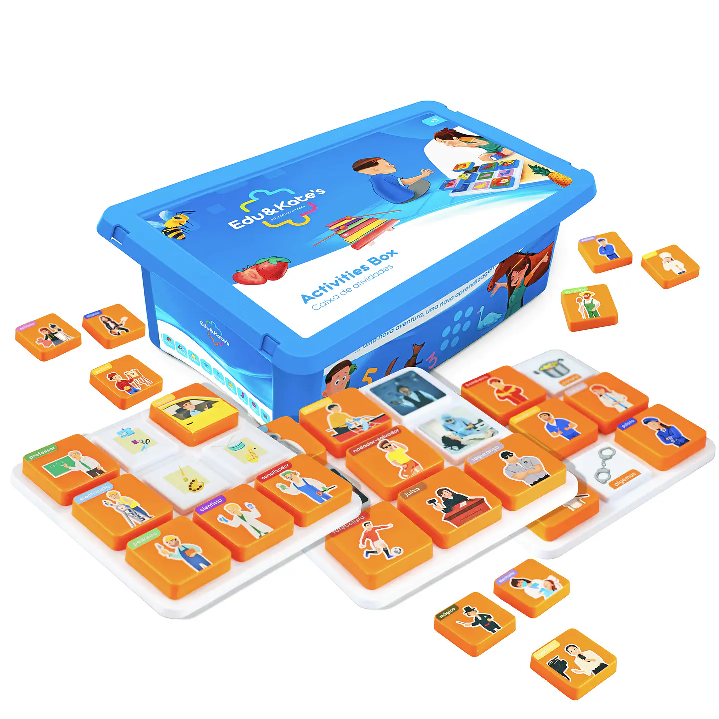 Jogos Educativos de Correspondência – Nível 4 | Música e Profissões 5