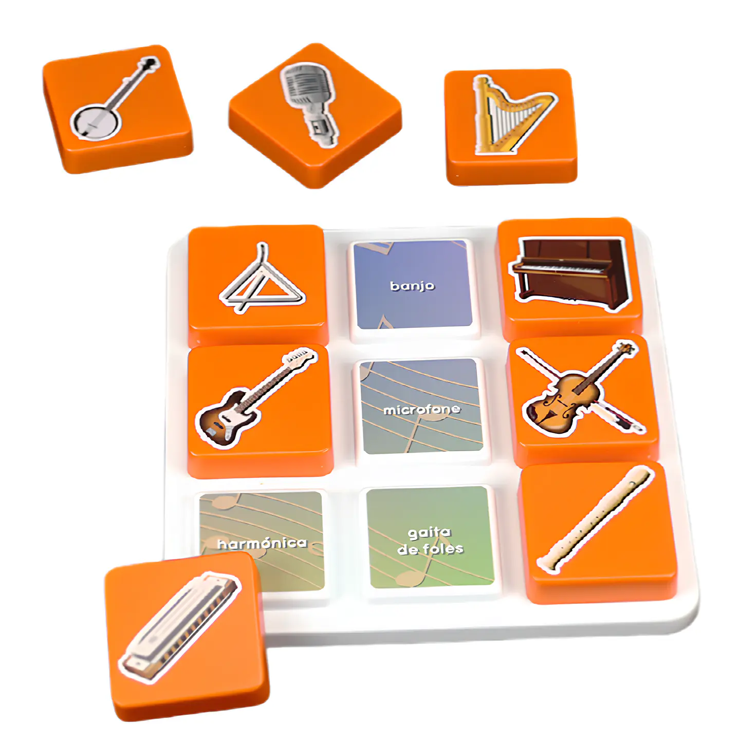 Jogos Educativos de Correspondência – Nível 4 | Música e Profissões 6