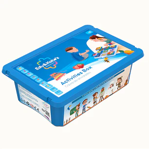 Caixa de Atividades  | Organizador para Jogos Educativos | Produto complementar ao Kit