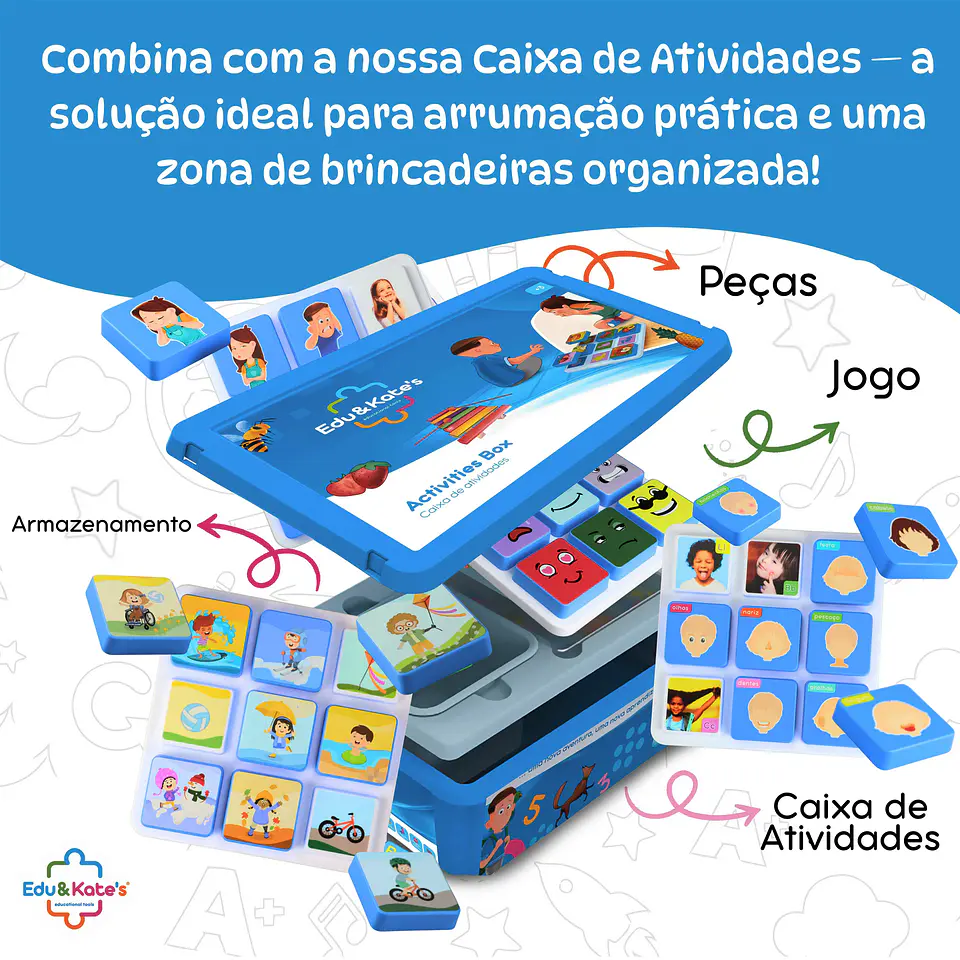 Jogos Educativos de Correspondência - Nível 2 | Clima, Corpo Humano, Emoções e Vestimentas. 16