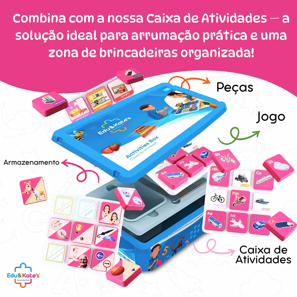 Jogos Educativos de Correspondência – Nível 3 | Lar, Opostos e Transportes 4