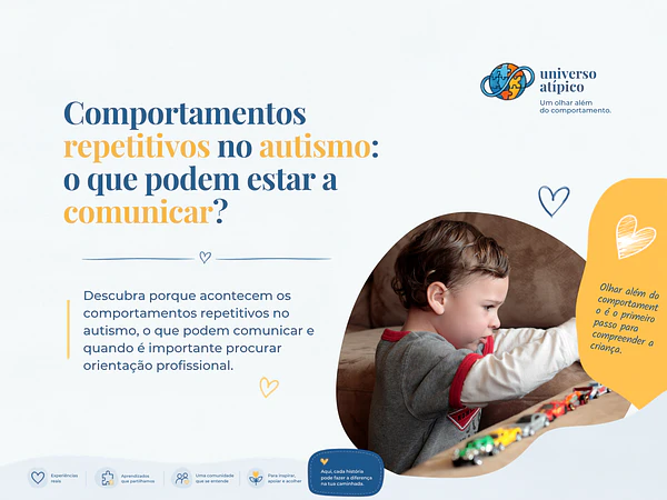 Comportamentos repetitivos no autismo: o que podem estar a comunicar?