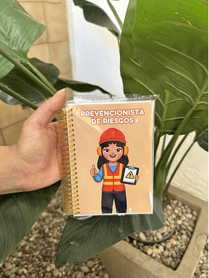 Notepad Prevencionista de riesgos mujer