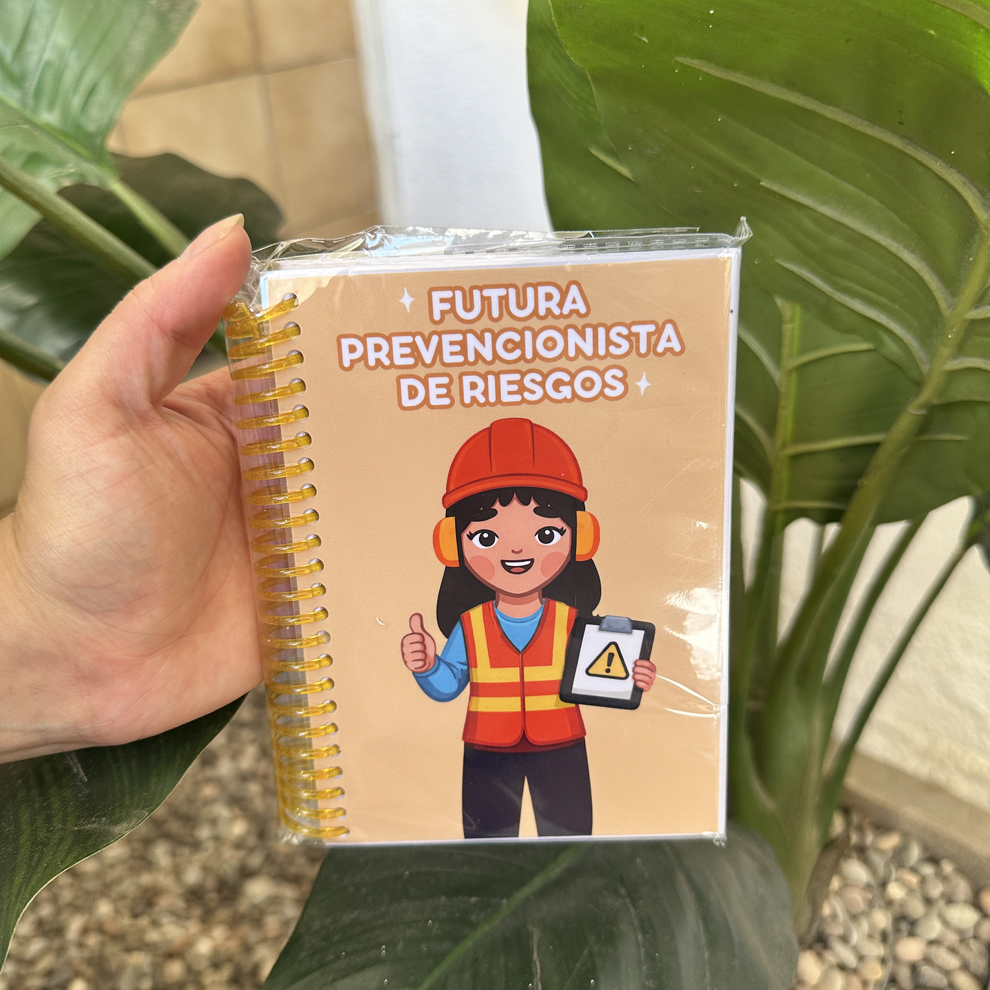 Notepad Futura Prevencionista de riesgos mujer