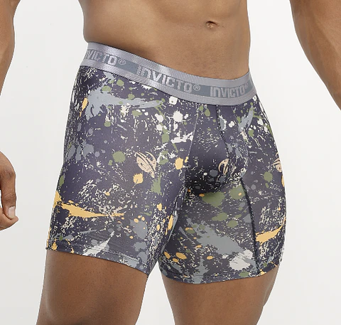 37 Comando Grafito | Bóxer Invicto Hombre Camuflado Verde Militar