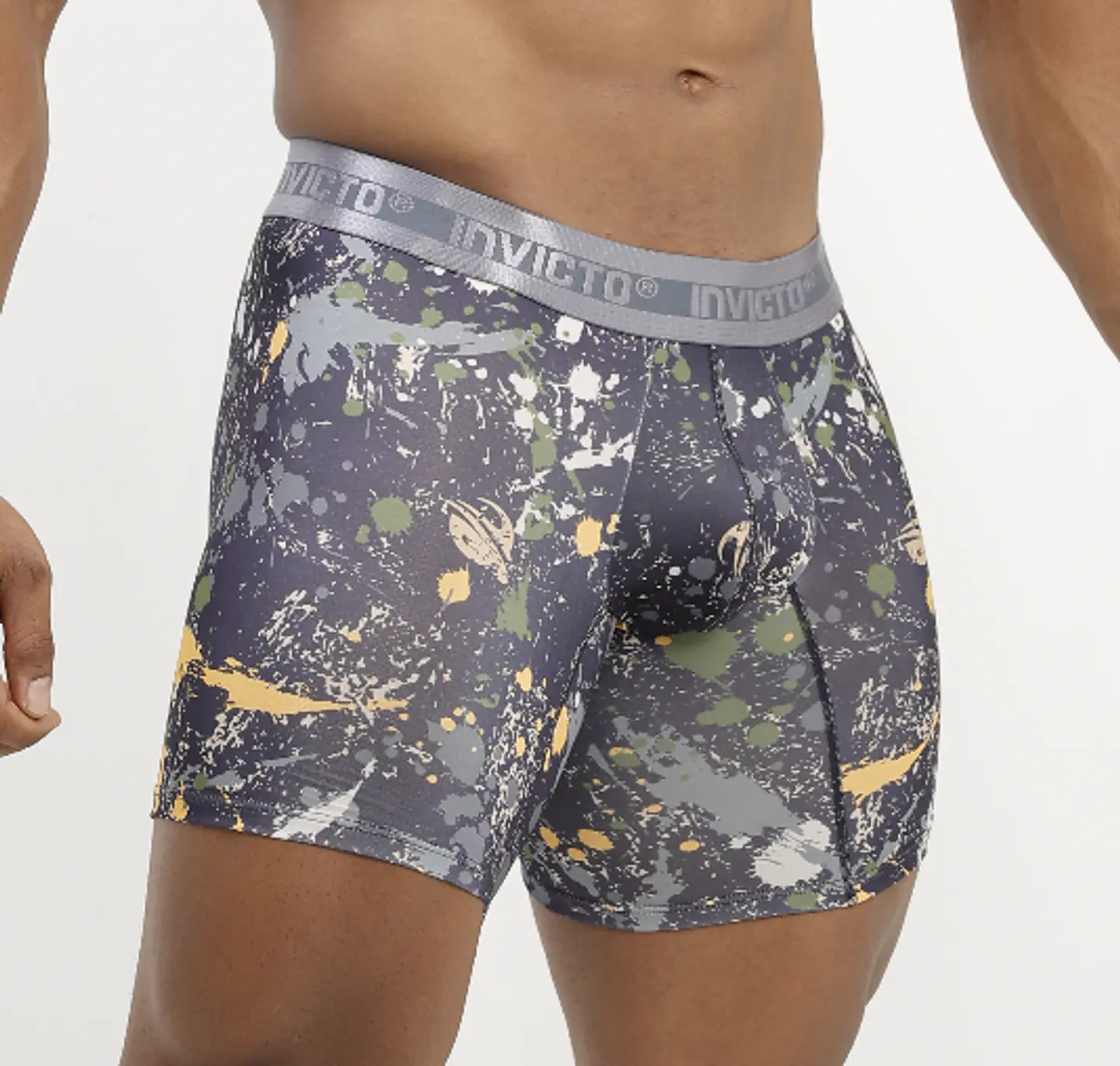 37 Comando Grafito | Bóxer Invicto Hombre Camuflado Verde Militar 1