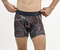 47 Night Lines | Bóxer Invicto Hombre Negro con Líneas Abstractas - Miniatura 1