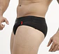 Brief Invicto Negro con Rojo Deportivo - Miniatura 3
