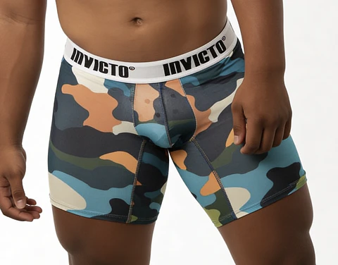 Bóxer Invicto Niño Camuflado Multicolor